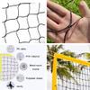 GenSDH Four-Sided Cross Volleyball Net,Beach Volleyball Net,W/Stands,for Gardens Beaches Swimming Pools Party On view 2