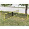 GenSDH Four-Sided Cross Volleyball Net,Beach Volleyball Net,W/Stands,for Gardens Beaches Swimming Pools Party On view 4