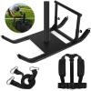 GDFISH Large Weight Sled, Adjustable Height Handle Push Sleds, Workout Fitness Sled for Training Running Speed, Compatible with 1" & 2" Weight Plate, Easy Obstacle Clearance for Grass, Sand, Cement view 1