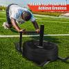 GDFISH Large Weight Sled, Adjustable Height Handle Push Sleds, Workout Fitness Sled for Training Running Speed, Compatible with 1" & 2" Weight Plate, Easy Obstacle Clearance for Grass, Sand, Cement view 2