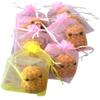 Hoshimi Slimes LLC Kawaii Handmade Crocheted Chicken Nugget Keychain  Soft Polyester Yarn, Cute Quirky Mini Plush, Emotional Support Gift view 3