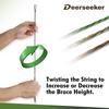 Deerseeker Archery Bowstring Set with 2 Nocking Points Dacron Recurve Bow String Replacement 12, 14, 16 Strands for Traditional Longbow Bow Shooting 48-70 inchesRed, 1pcs view 4