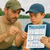 Fly Fishing Knot Tying Chart #7 (Saltwater Series #2) - Waterproof Quick Reference Guide to 15 Essential Fly Knots - Double-Sided & Easy to Read - Great Gift for Beginners | Fishermen's Knots view 4