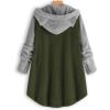 Cardigan For Women Trendy Faux Fur Winter Coats For Women Fall Clothes Fashion Outerwear Fall Work Clothes For Women 2024 Casual Faux Fur Cardigan Coat view 3
