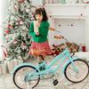 ACEGER Girls Beach Cruiser Bike for Kids 9-13 Years Old, 20" Single Speed Kids Bicycle Included Coaster Brake, Front and Rear Reflectors, Blue view 4