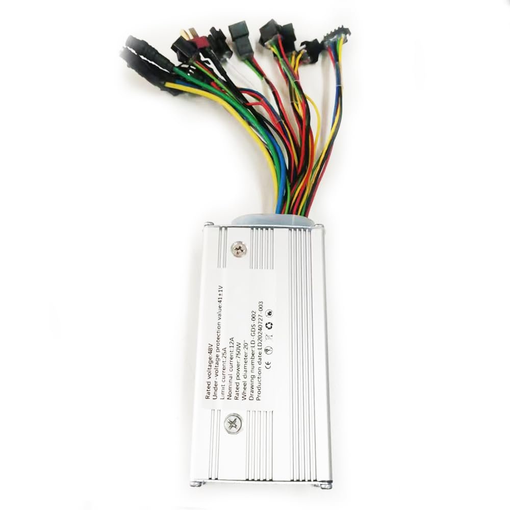 Electric Bicycle Controller LD-GDS-002 Brushless Motor Controller 48V 25A 750W Controller for Ebike 20''