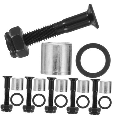 GOOHOCHY 1set Skateboard Hardware Repair Tool Kit Bridge Nails Sockets and Washers for Enhanced Stability and Balance Easy Installation and Removal for Skateboard Maintenance