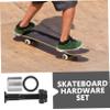 GOOHOCHY 1set Skateboard Hardware Repair Tool Kit Bridge Nails Sockets and Washers for Enhanced Stability and Balance Easy Installation and Removal for Skateboard Maintenance view 2