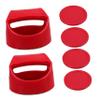 Hohopeti Ice Hockey Pucks Paddles Pusher Pucks Hockey Table Accessories for Game Rooms Parties view 1