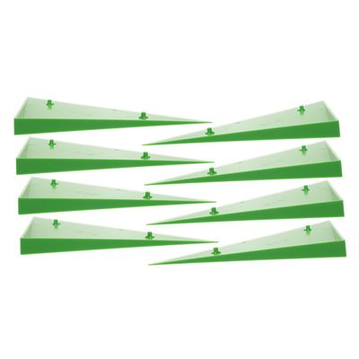 WOONEKY 8pcs Safe Plastic Foosball Table Corner Guards Triangle Edge Protectors for Games