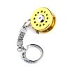 ZIZEV Fishing Reel Keychain, Fishing Reel Design Firm and Decorative Fly Reel Key Ring for Portable Fly Reel Key Ring view 2