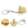 ZIZEV Fishing Reel Keychain, Fishing Reel Design Firm and Decorative Fly Reel Key Ring for Portable Fly Reel Key Ring view 4