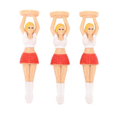 3pcs Golf Tee Ball Tee Plastic Funny Novelty Golf Accessories for Training Practicing