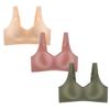 YWeiLiangSan Wireless Bra for Women, Daily Comfort Wireless Shaper Bra, Seamless Wirefree Super Gather Bra (3 Pcs C,3X-Large) view 1