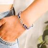 For Granddaughter - A Link That Can Never Be Undone Peach Blossom Knot Bracelet, Granddaughter Bracelet from Grandma Always Brave And Strong Adjustable Hand Braided DIY Bracelet For Women Christmas Jewelry Gifts  (Infinite Heart-A) view 2