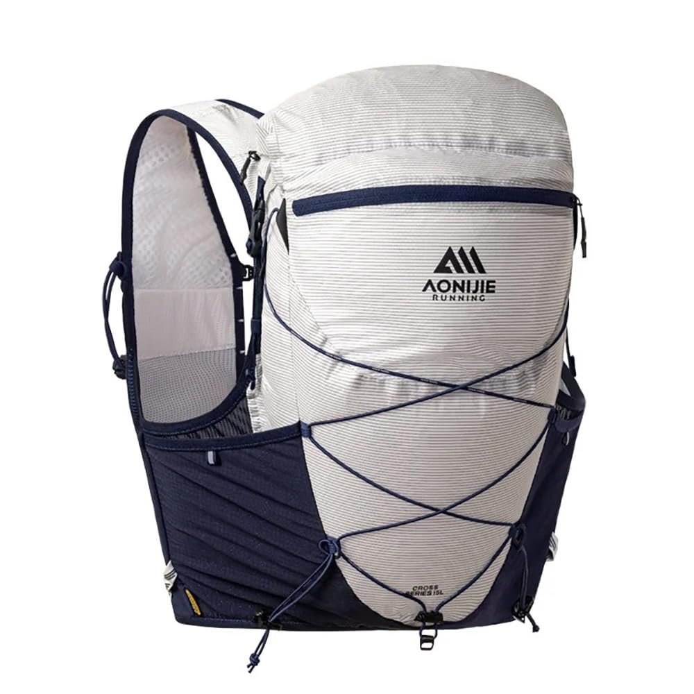 AONIJIE 15L Large Capacity Professional Trail Running Backpack for Outdoor Cycling Suitable Hiking Mountaineering (Navy Blue,S)