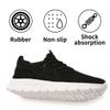 DLWKIPV Men's Running Shoes for Road & Gym  Lightweight Walking Sneakers with Breathable Mesh and All-Day Comfort Black White US 7 view 4