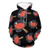 Vintage Table Tennis Retro Ping Pong Adult Hoodies Casual Sweatshirt Long Sleeve Pullover Hooded with Pockets for Women Men M view 1