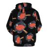 Vintage Table Tennis Retro Ping Pong Adult Hoodies Casual Sweatshirt Long Sleeve Pullover Hooded with Pockets for Women Men M view 3