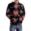 Vintage Table Tennis Retro Ping Pong Adult Hoodies Casual Sweatshirt Long Sleeve Pullover Hooded with Pockets for Women Men M view 4