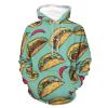 Mexican Food Tacos Pepper Red Adult Hoodies Casual Sweatshirt Long Sleeve Pullover Hooded with Pockets for Women Men M view 1
