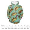 Mexican Food Tacos Pepper Red Adult Hoodies Casual Sweatshirt Long Sleeve Pullover Hooded with Pockets for Women Men M view 2