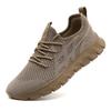 DLWKIPV Men's Running Shoes for Road & Gym  Lightweight Walking Sneakers with Breathable Mesh and All-Day Comfort Khaki US 9.5 view 1
