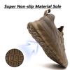 DLWKIPV Men's Running Shoes for Road & Gym  Lightweight Walking Sneakers with Breathable Mesh and All-Day Comfort Khaki US 9.5 view 2