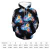 Israel Map Watercolor Print Adult Hoodies Casual Sweatshirt Long Sleeve Pullover Hooded with Pockets for Women Men 4XL view 2
