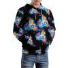 Israel Map Watercolor Print Adult Hoodies Casual Sweatshirt Long Sleeve Pullover Hooded with Pockets for Women Men 4XL view 4
