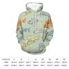 Fish Skeleton Bone Adult Hoodies Casual Sweatshirt Long Sleeve Pullover Hooded with Pockets for Women Men M view 2