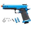 Vorsk Steel Airsoft Hi-Capa CS Vengeance 5.1 Gas Blowback Pistol (Blue/Black) view 1