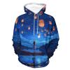 Lake Lanterns At Night Adult Hoodies Casual Sweatshirt Long Sleeve Pullover Hooded with Pockets for Women Men 3XL view 1