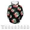 Mexican Independence Day Mexico Adult Hoodies Casual Sweatshirt Long Sleeve Pullover Hooded with Pockets for Women Men M view 2