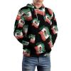 Mexican Independence Day Mexico Adult Hoodies Casual Sweatshirt Long Sleeve Pullover Hooded with Pockets for Women Men M view 4