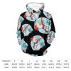 Snowman Playing A Violin Adult Hoodies Casual Sweatshirt Long Sleeve Pullover Hooded with Pockets for Women Men M view 2