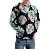 Snowman Playing A Violin Adult Hoodies Casual Sweatshirt Long Sleeve Pullover Hooded with Pockets for Women Men M view 4