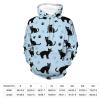 Cute Cats Paw Prints Adult Hoodies Casual Sweatshirt Long Sleeve Pullover Hooded with Pockets for Women Men M view 2
