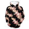 Farm Animal Pig Chicken Adult Hoodies Casual Sweatshirt Long Sleeve Pullover Hooded with Pockets for Women Men M view 1