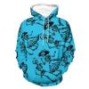 Dance of Death Macabre Skeleton Skull Adult Hoodies Casual Sweatshirt Long Sleeve Pullover Hooded with Pockets for Women Men M view 1