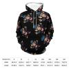 4th Of July Patriotic Chimpanzee Adult Hoodies Casual Sweatshirt Long Sleeve Pullover Hooded with Pockets for Women Men 3XL view 2
