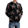 4th Of July Patriotic Chimpanzee Adult Hoodies Casual Sweatshirt Long Sleeve Pullover Hooded with Pockets for Women Men 3XL view 4