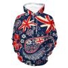 British UK Flag Paisley Adult Hoodies Casual Sweatshirt Long Sleeve Pullover Hooded with Pockets for Women Men M view 1