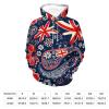 British UK Flag Paisley Adult Hoodies Casual Sweatshirt Long Sleeve Pullover Hooded with Pockets for Women Men M view 2