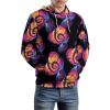 Retro Sunset Note Music Adult Hoodies Casual Sweatshirt Long Sleeve Pullover Hooded with Pockets for Women Men 3XL view 4