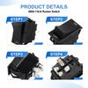 0808-116K 0808-116-K Rocker Switch Replacement for CRES Cor Equipment 0808-103-1,20 Amp 125-250 Volt Switch, 7/8 X 1-1/2 DPST, Replaces 0808-113-K1, 0808-113-K, LLC Rocker Switches 77020RQ view 4