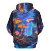Blacklight Mushroom Forests Adult Hoodies Casual Sweatshirt Long Sleeve Pullover Hooded with Pockets for Women Men 4XL view 3