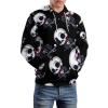 Skeleton Skull Hockey Puck Sports Cute Adult Hoodies Casual Sweatshirt Long Sleeve Pullover Hooded with Pockets for Women Men 3XL view 2