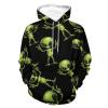 Peace Alien Adult Hoodies Casual Sweatshirt Long Sleeve Pullover Hooded with Pockets for Women Men M view 1