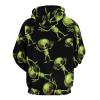 Peace Alien Adult Hoodies Casual Sweatshirt Long Sleeve Pullover Hooded with Pockets for Women Men M view 3